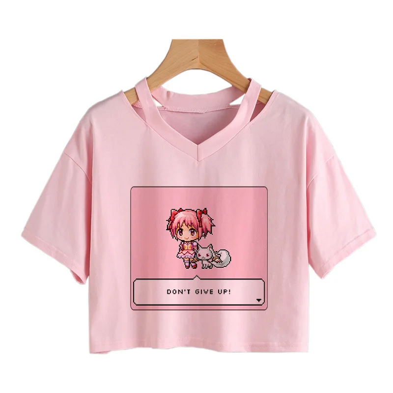 Harajuku Summer kawaii Girl Anime Print T-shirts Women Casual Gothic Crop Tops Aesthetic Pink Cute Cropped Short Sleeve shirt
Harajuku Summer kawaii Girl Anime Print T-shirts Women Casual Gothic Crop Tops Aesthetic Pink Cute Cropped Short Sleeve shirt