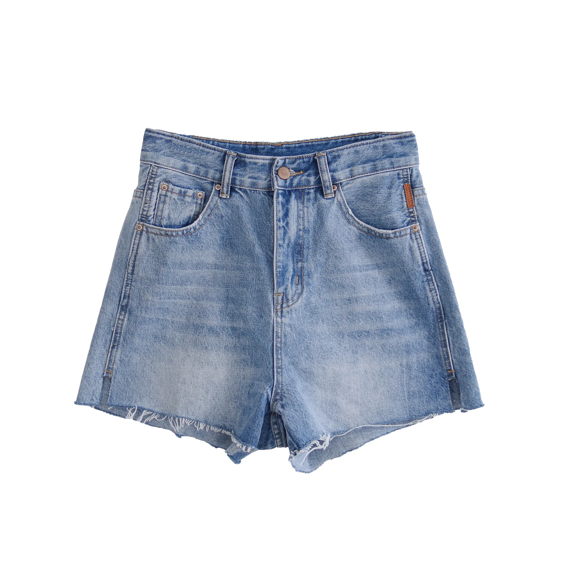Women's Denim Hot Pants 2021 Summer New Thin High Waist Double-sided Split Woolen Women's Denim Shorts
Women's Denim Hot Pants 2021 Summer New Thin High Waist Double-sided Split Woolen Women's Denim Shorts