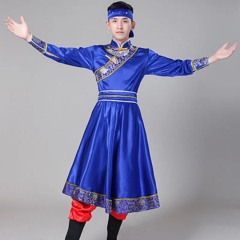 Традиционный китайский костюм одежда для сценических танцев монгольские фолк