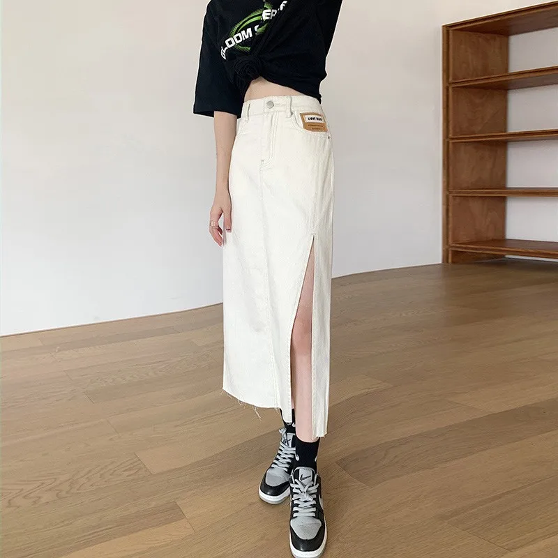 High Waist Maxi Skirt Denim Casual Summer A Line Long Skirts For Women Plus Size Korean Jupe Longue Femme
High Waist Maxi Skirt Denim Casual Summer A Line Long Skirts For Women Plus Size Korean Jupe Longue Femme