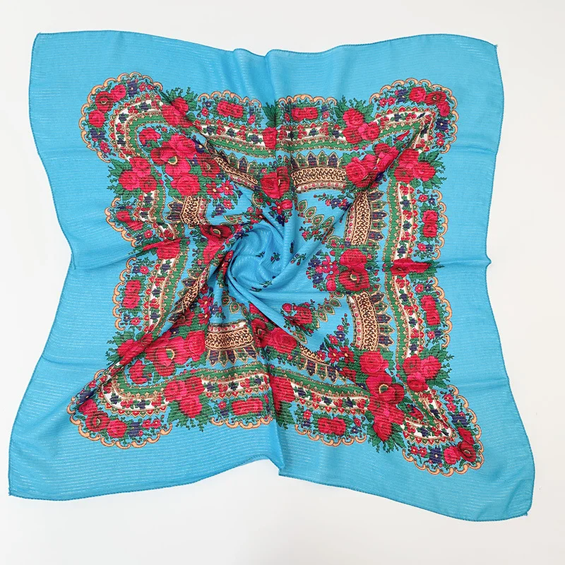 Russian Shawl Square Babushka Scarf Head Wraps Female Cotton HijabsWrap Hair Head Hijab femme bufanda de mujer echarpe ete soie
Russian Shawl Square Babushka Scarf Head Wraps Female Cotton HijabsWrap Hair Head Hijab femme bufanda de mujer echarpe ete soie
