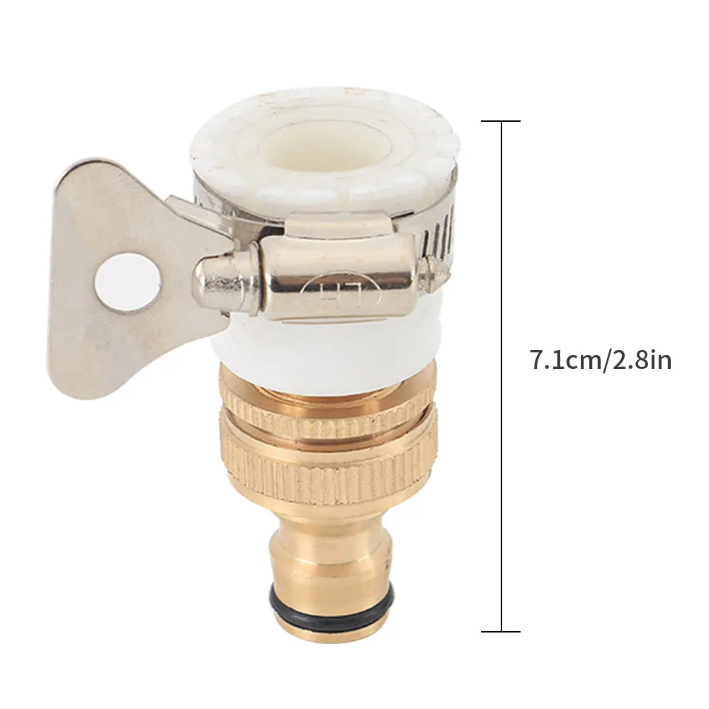 2PCS NEW Professional Brass Hose Tap Connector 3/4inch 1/2inch Brass Water Pipe Hose Female Faucet Adapter Small Tool Accessory
2PCS NEW Professional Brass Hose Tap Connector 3/4inch 1/2inch Brass Water Pipe Hose Female Faucet Adapter Small Tool Accessory