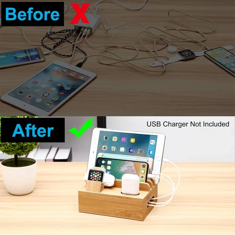 Bamboo Holder For IPhone Stand For Samsung Phone Cords Charging Station Docks Organizer For Smart Phones And Tablets USB Charger
Bamboo Holder For IPhone Stand For Samsung Phone Cords Charging Station Docks Organizer For Smart Phones And Tablets USB Charger