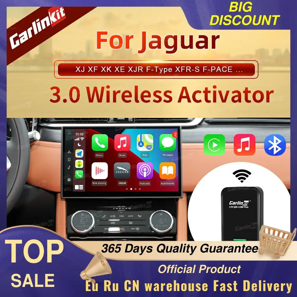 Carlinkit 3.0 CarPlay Wireless Dongle For Jaguar XJ XF XK XE XJR F-Type XFR-S F-PACE XJR575 2015-2021 Smart Link Box MP5 IOS 14
Carlinkit 3.0 CarPlay Wireless Dongle For Jaguar XJ XF XK XE XJR F-Type XFR-S F-PACE XJR575 2015-2021 Smart Link Box MP5 IOS 14