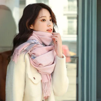 Herringbone pattern cashmere scarf women winter 2020 new thick scarf with warm fringe
Herringbone pattern cashmere scarf women winter 2020 new thick scarf with warm fringe