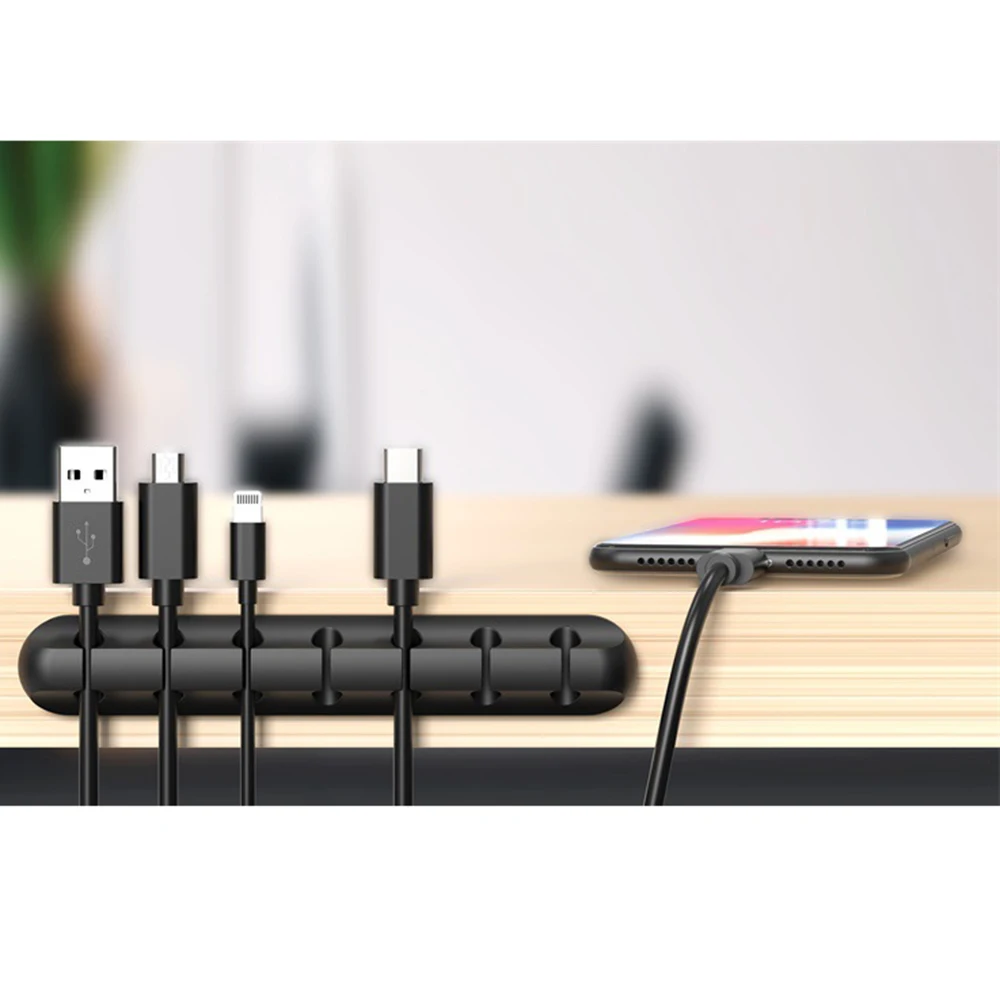 Cable Holder Silicone Organizer Flexible USB Winder Desktop Tidy Management Clips For Mouse Keyboard Earphone Headset
Cable Holder Silicone Organizer Flexible USB Winder Desktop Tidy Management Clips For Mouse Keyboard Earphone Headset