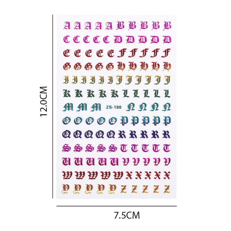Nail stickers cross border new ultra thin waterproof symbol nail decoration DIY Nail Decal 3D Nail Stickers
Nail stickers cross border new ultra thin waterproof symbol nail decoration DIY Nail Decal 3D Nail Stickers
