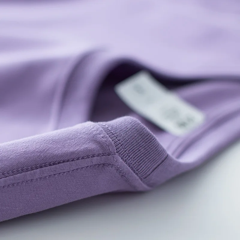 Basic Cotton T-Shirt Women Summer Purple Breathable Comfortable Ice Silk Round Neck Short-sleeved Womens T-shirt Couple Style
Basic Cotton T-Shirt Women Summer Purple Breathable Comfortable Ice Silk Round Neck Short-sleeved Womens T-shirt Couple Style