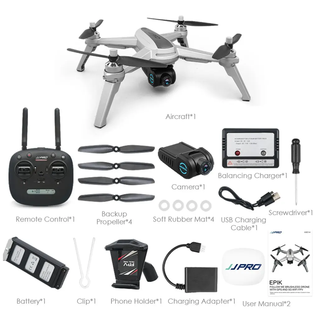 JJR/C X5 Brushless Drone GPS Fixed Height 1080P Aerial Photography Drone Remote Control Quadcopter Toy
JJR/C X5 Brushless Drone GPS Fixed Height 1080P Aerial Photography Drone Remote Control Quadcopter Toy