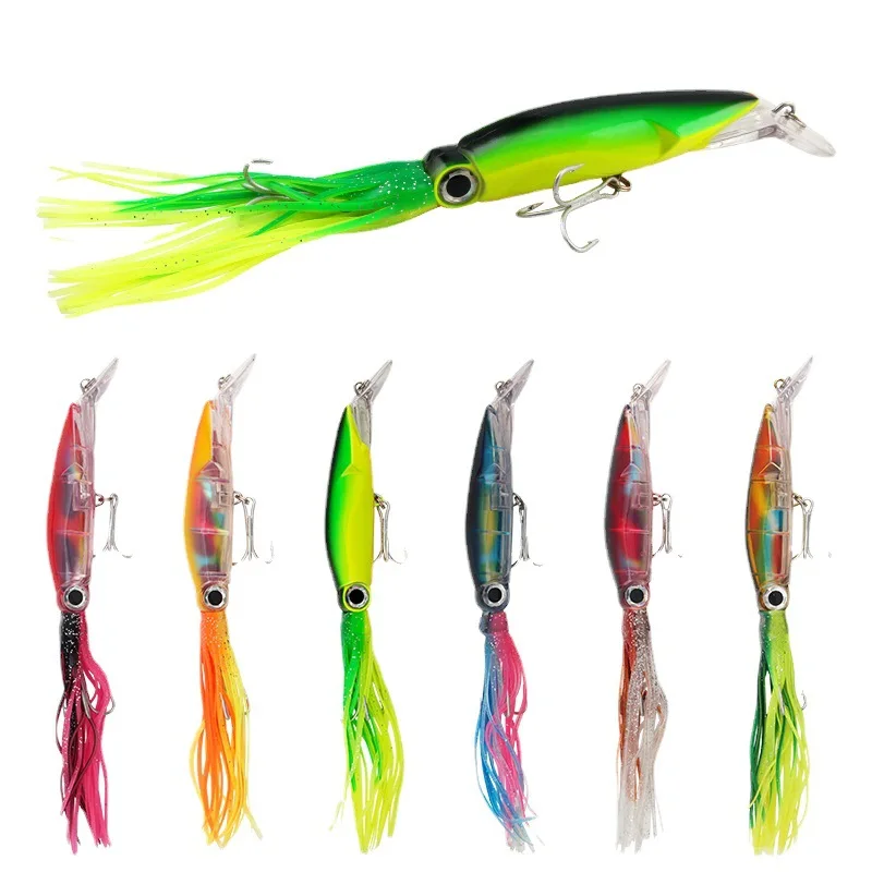 1PCS Lure Bait, 23cm/38g Plastic Hard Bait with Whiskers, Big Octopus Bait, Long-range Tongue Version, Zhuhai Fishing Fake Bait
1PCS Lure Bait, 23cm/38g Plastic Hard Bait with Whiskers, Big Octopus Bait, Long-range Tongue Version, Zhuhai Fishing Fake Bait