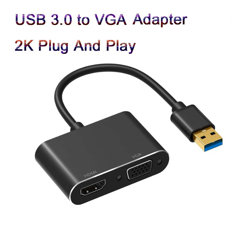 USB 3,0/HDMI-совместимый + VGA-адаптер, проектор высокой четкости, 2K HDTV HD-дисплей, 1080P, преобразователь определения, подключение USB 3,0
USB 3,0/HDMI-совместимый + VGA-адаптер, проектор высокой четкости, 2K HDTV HD-дисплей, 1080P, преобразователь определения, подключение USB 3,0