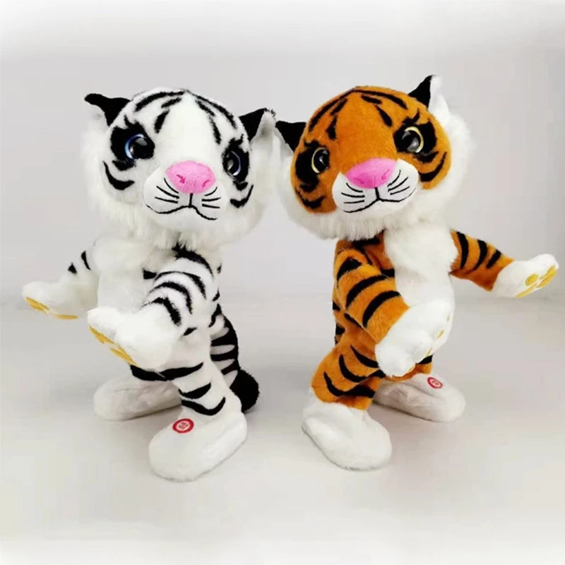Simulation Singing Tiger Plush Toys Mascot Stuffed Plush Animal Baby Toys Doll Baby Accompany Sleep Toy Gifts for Kids
Simulation Singing Tiger Plush Toys Mascot Stuffed Plush Animal Baby Toys Doll Baby Accompany Sleep Toy Gifts for Kids