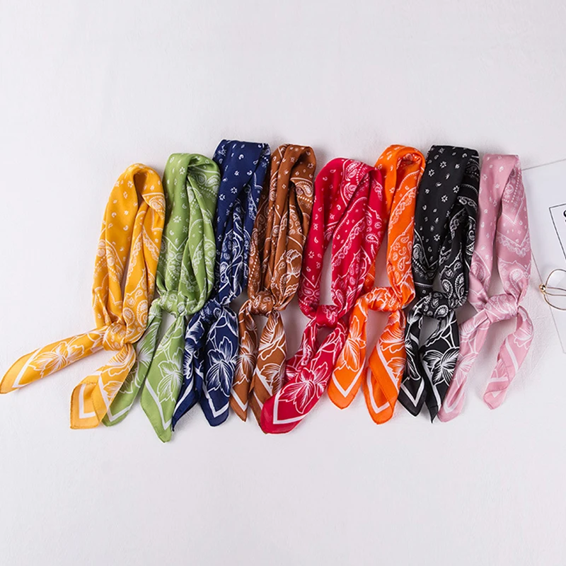 70cm Paisley Printed Hijab Scarf 70*70cm Square Shawls Cashew Flower Neckerchief Silk Satin Scarf Female Headband Hair Scarves
70cm Paisley Printed Hijab Scarf 70*70cm Square Shawls Cashew Flower Neckerchief Silk Satin Scarf Female Headband Hair Scarves