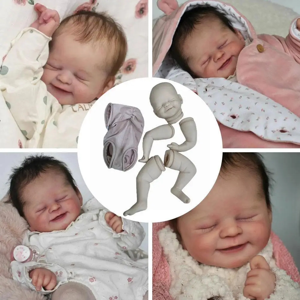 21inch Reborn Doll Kit Alisha With COA Popular Sweet Children's Doll Baby Toys Face Day Gift DIY Kits Smiling I0G4
21inch Reborn Doll Kit Alisha With COA Popular Sweet Children's Doll Baby Toys Face Day Gift DIY Kits Smiling I0G4
