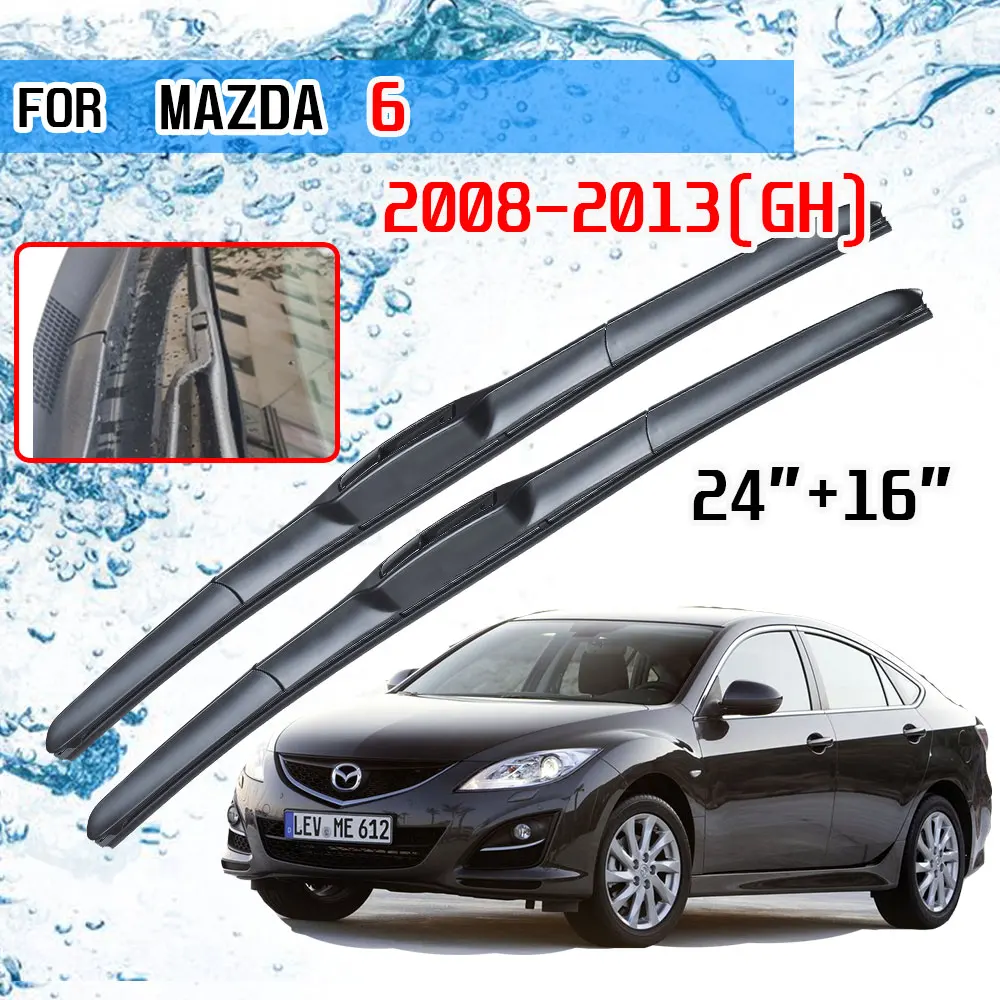 Щетки стеклоочистителя переднего лобового стекла для Mazda 6 GH1 MK2 2007 2008 2009 2010 2011 2012