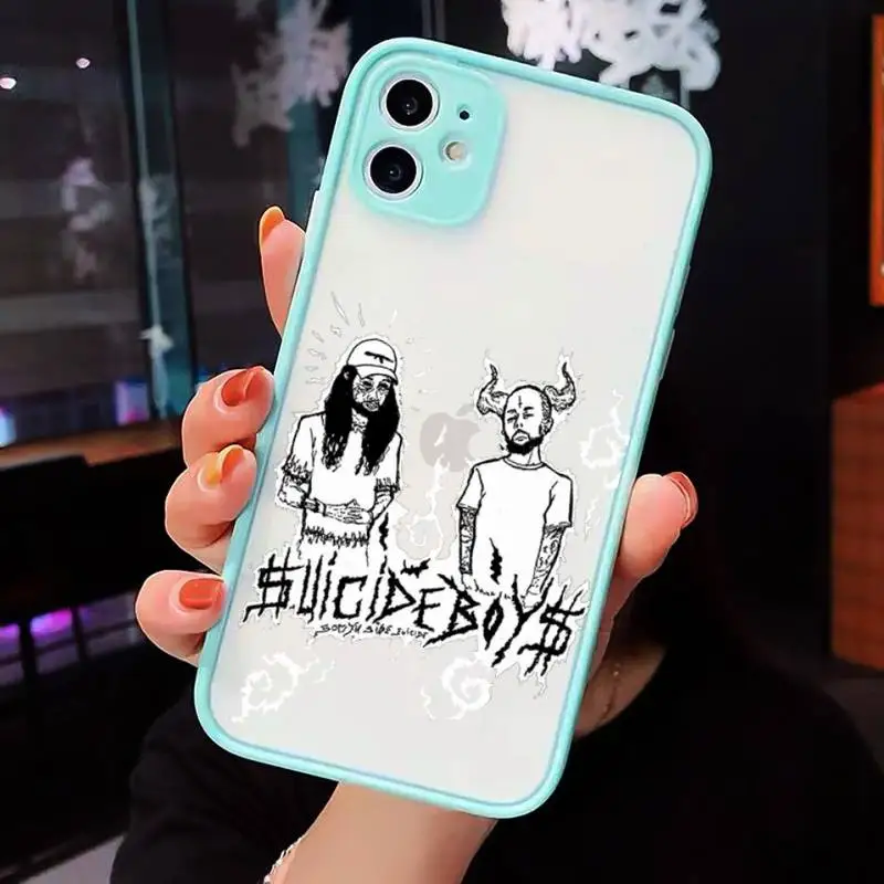 Suicideboys FTP G59 Phone Case For iPhone 12 11 Mini Pro XR XS Max 7 8 Plus X Matte transparent blue Cover
Suicideboys FTP G59 Phone Case For iPhone 12 11 Mini Pro XR XS Max 7 8 Plus X Matte transparent blue Cover