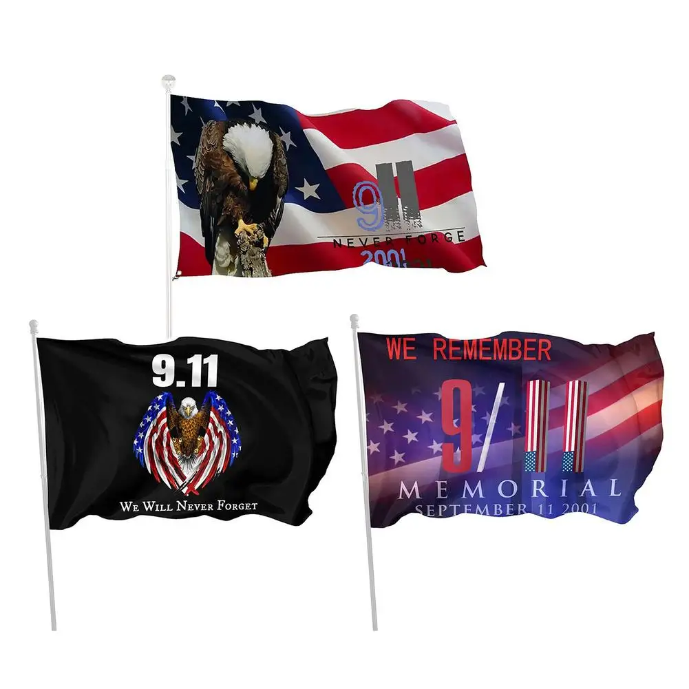 

Flag Of The 20th Anniversary Of The September 11th Incident We Will Never Forget 911 Memorial Flag 9/11 Garden Flag 3x5ft
