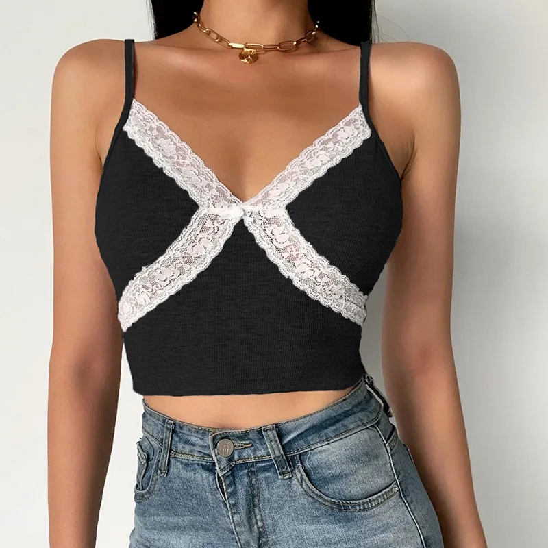 Xia Foreign Trade Women's Clothing New Speed Selling Hot Sexy Ultra-short Stitched Sling Small Vest Bottom Shirt Tank Top Women
Xia Foreign Trade Women's Clothing New Speed Selling Hot Sexy Ultra-short Stitched Sling Small Vest Bottom Shirt Tank Top Women