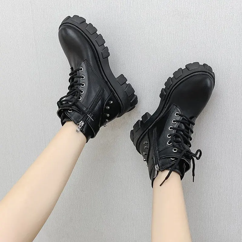 2020 spring and autumn new single boots women's fashion Martin boots women's personality all-match thick-soled trendy boots X448
2020 spring and autumn new single boots women's fashion Martin boots women's personality all-match thick-soled trendy boots X448