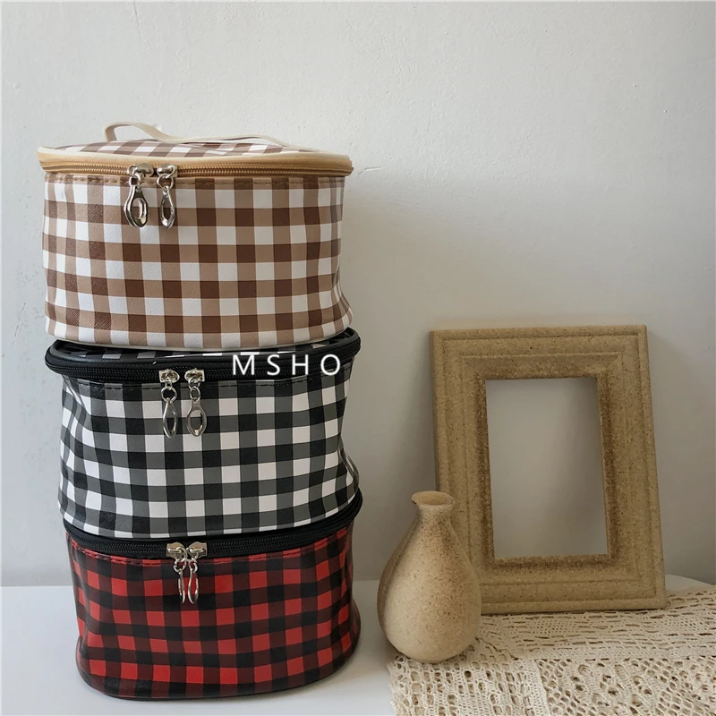Cosmetic Bags Makeup Cases Plaid Large Capacity Portable Travel Toiletries Organizer Storage Bags Ins Simple Ulzzang Pouch Retro
Cosmetic Bags Makeup Cases Plaid Large Capacity Portable Travel Toiletries Organizer Storage Bags Ins Simple Ulzzang Pouch Retro