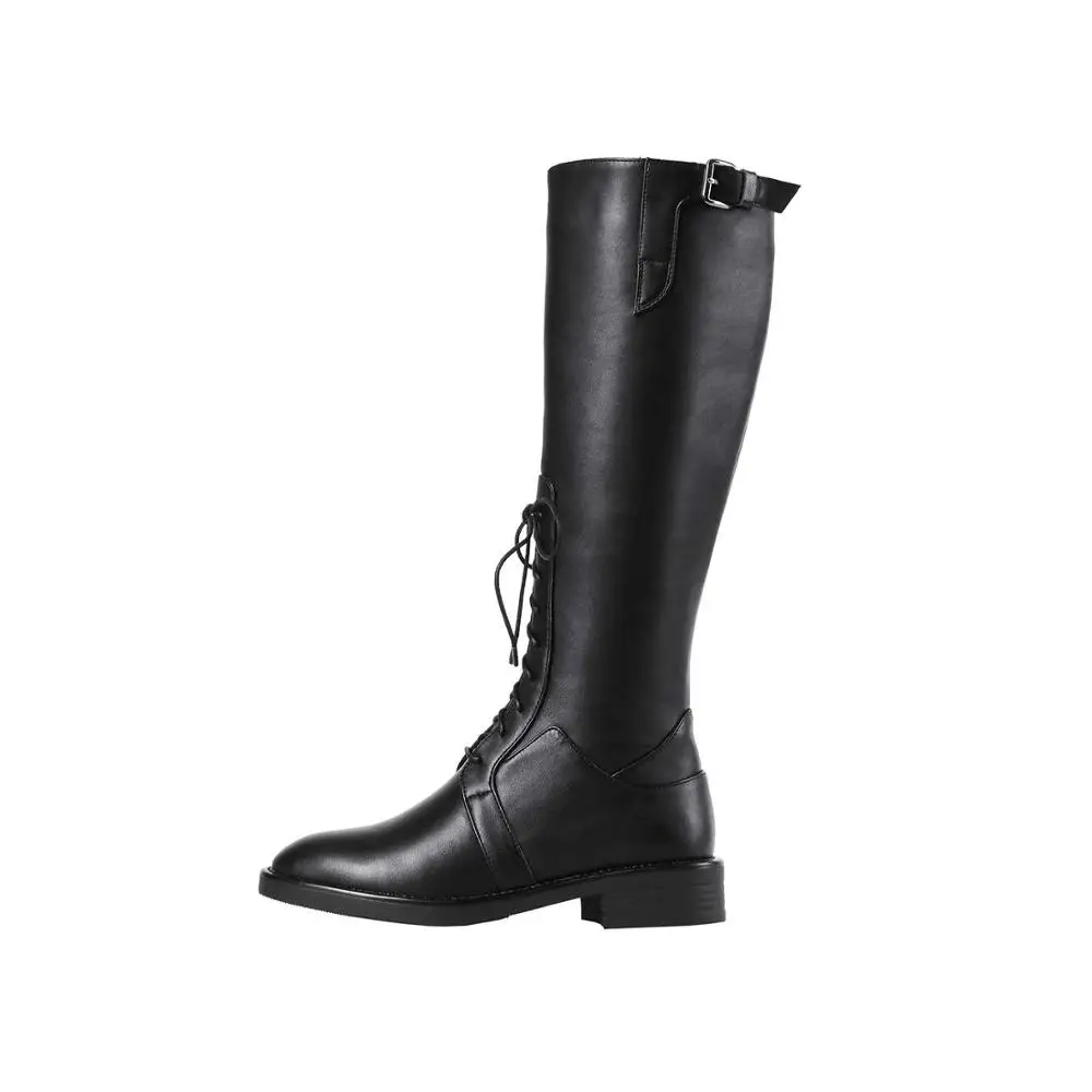 Lenkisen vintage riding boots genuine leather British lace up belt buckle med heels winter keep warm women thigh high boots L6f9
Lenkisen vintage riding boots genuine leather British lace up belt buckle med heels winter keep warm women thigh high boots L6f9