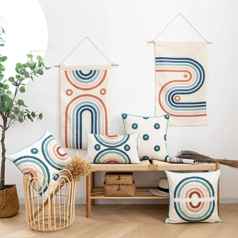 Nordic Modern SimpleTufted Cushion Round Flocking Pillowcase Crochet Sofa Pillows Decor Home Dining Chair Cushions
Nordic Modern SimpleTufted Cushion Round Flocking Pillowcase Crochet Sofa Pillows Decor Home Dining Chair Cushions