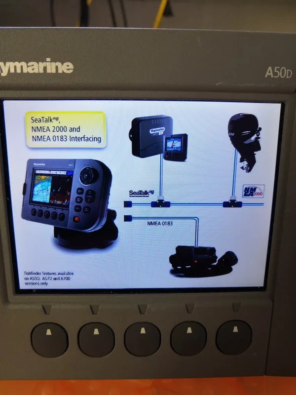 Raymarine A50 5 "GPS-навигатор/рыбопоисковый прибор, многофункциональный дисплей
Raymarine A50 5 "GPS-навигатор/рыбопоисковый прибор, многофункциональный дисплей