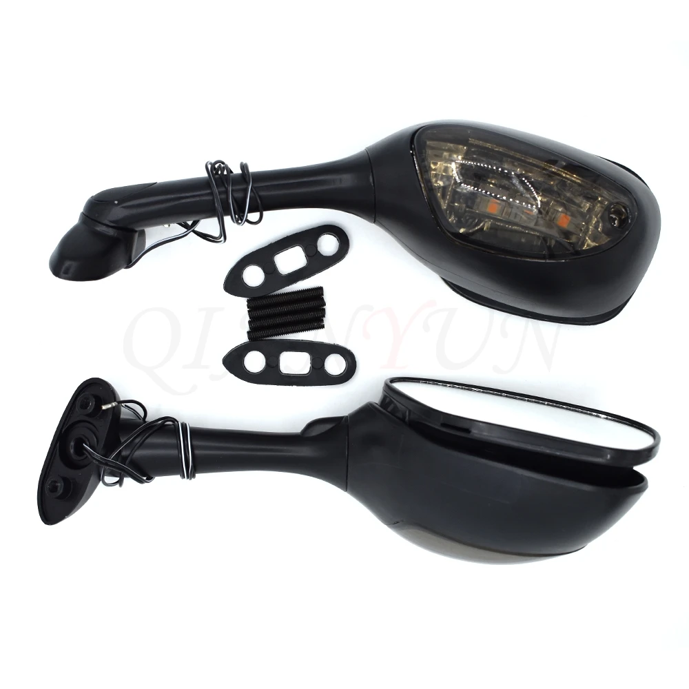 For Suzuki GSXR1000 2005-2008 GSXR 600 750 2006-2012 Pair Motorcycle LED Turn Signal Mirror Rearview Side Mirrors BLACK CARBON
For Suzuki GSXR1000 2005-2008 GSXR 600 750 2006-2012 Pair Motorcycle LED Turn Signal Mirror Rearview Side Mirrors BLACK CARBON