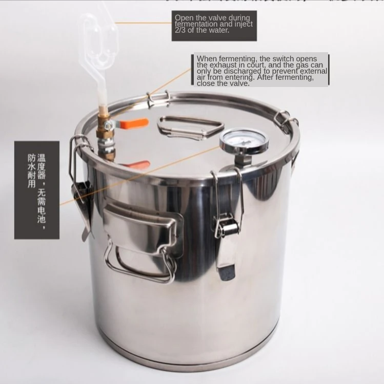 Stainless Steel Home Pure Dew Machine Distilled Water Equipment 12L/25L/35L Hydrolat Keg
Stainless Steel Home Pure Dew Machine Distilled Water Equipment 12L/25L/35L Hydrolat Keg