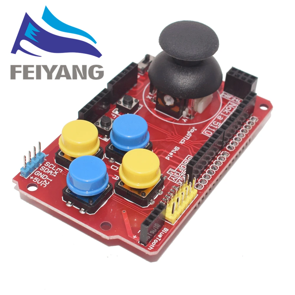 Щит джойстика для arduino Плата расширения аналоговая клавиатура и функция Мыши