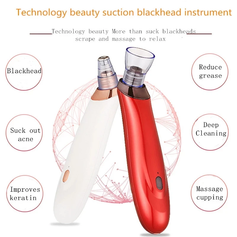 Blackhead Vacuum Cleaner Pore Cleaner Facial Acne Black Spot Acne Removal Blackhead Acne Instrument Electric Skin Care Tool
Blackhead Vacuum Cleaner Pore Cleaner Facial Acne Black Spot Acne Removal Blackhead Acne Instrument Electric Skin Care Tool
