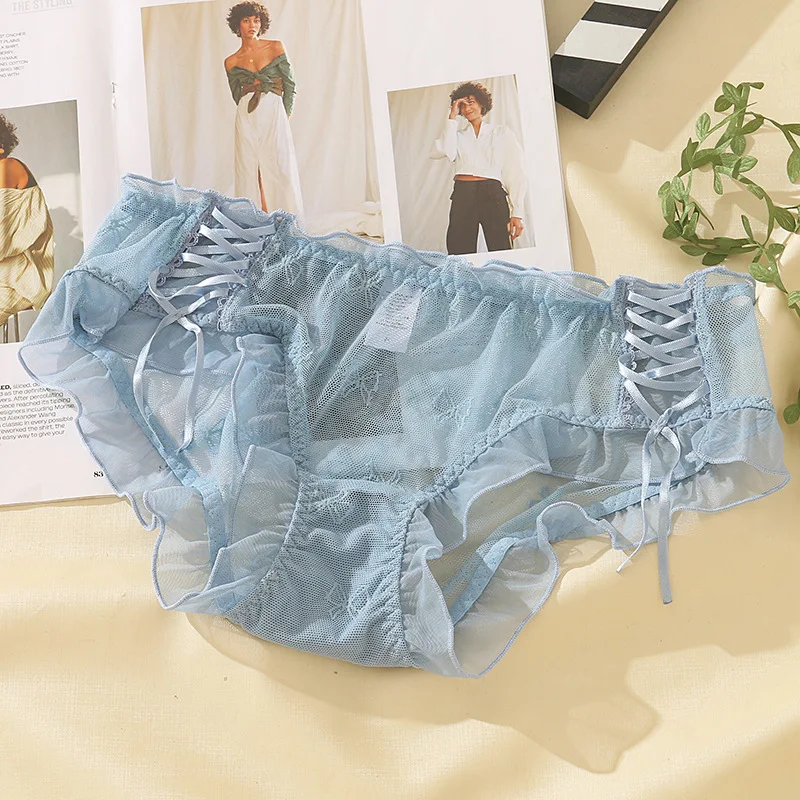 Panties Woman Underpants Set Sexy Lace Bandage Briefs Fashion Solid Color knickers Girls Bow Underwear Dropshipping 20 Pcs/lot
Panties Woman Underpants Set Sexy Lace Bandage Briefs Fashion Solid Color knickers Girls Bow Underwear Dropshipping 20 Pcs/lot