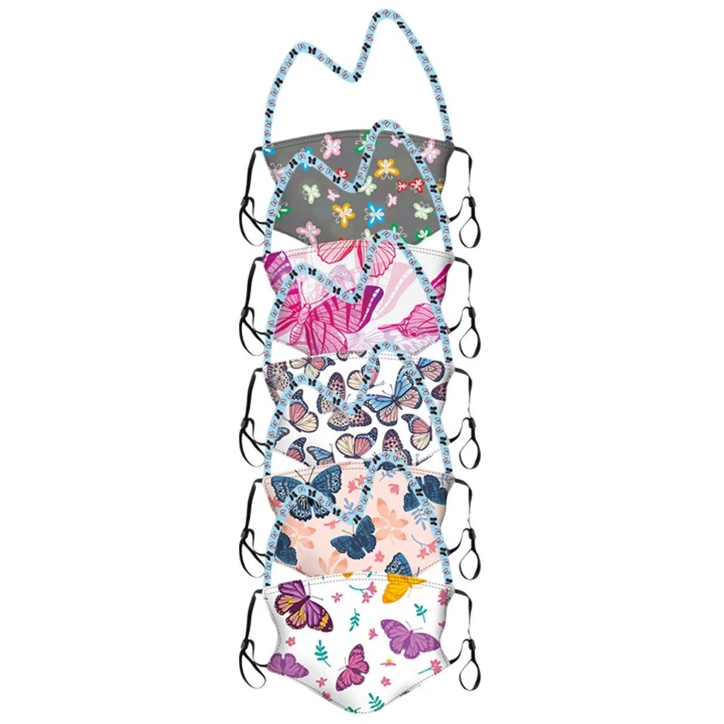 5PCS children's mask butterfly printing, washable and dustproof mask, cotton butterfly element mask with lanyard mascarillas 40*
5PCS children's mask butterfly printing, washable and dustproof mask, cotton butterfly element mask with lanyard mascarillas 40*