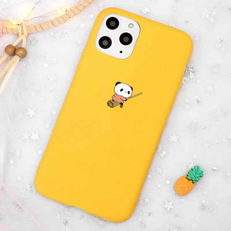 Panda Cat Dinosaur fashion Phone Case Candy Color Yellow for iPhone 11 12 pro XS MAX 8 7 6 6S Plus X 5S SE 2020 XR 
Panda Cat Dinosaur fashion Phone Case Candy Color Yellow for iPhone 11 12 pro XS MAX 8 7 6 6S Plus X 5S SE 2020 XR