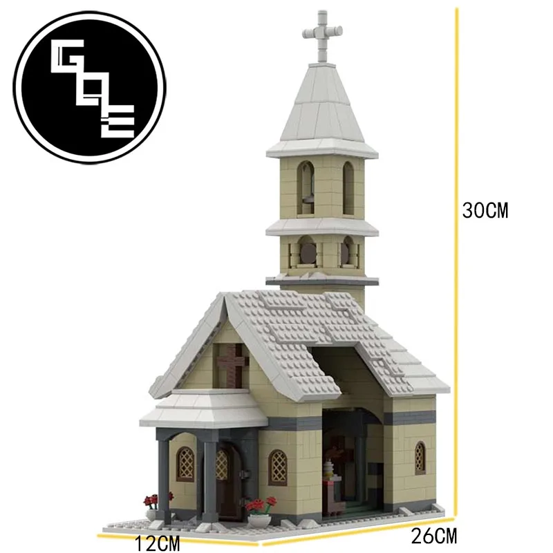 Diy City Street View Winter Village Architecture MOC-31149 MOC-39799 Country Church Building Blocks Bricks Toy For Children Gift
Diy City Street View Winter Village Architecture MOC-31149 MOC-39799 Country Church Building Blocks Bricks Toy For Children Gift