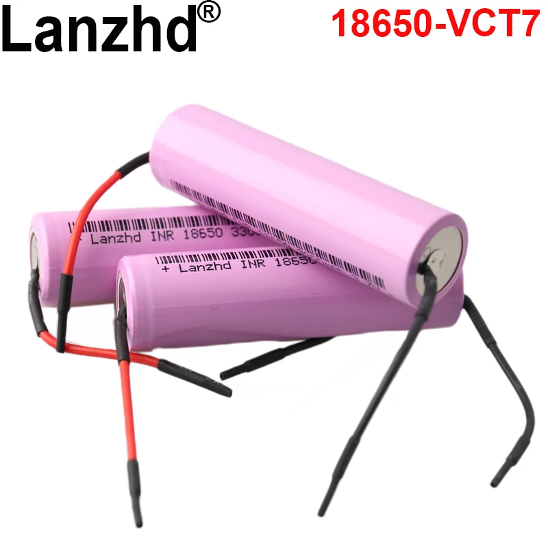 1-12PCS 18650 3.7V Battery Original For samsung 18650 Rechargeable batteries with wire DIY lithium Li ion 3300mAh 10A VTC7 35E
1-12PCS 18650 3.7V Battery Original For samsung 18650 Rechargeable batteries with wire DIY lithium Li ion 3300mAh 10A VTC7 35E