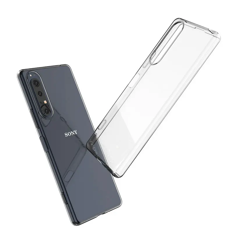 Прозрачный чехол для Sony Xperia 1 II 2 1m2 Mark MK XQ-AT51 XQ-AT72 натуральные Чехлы телефона |