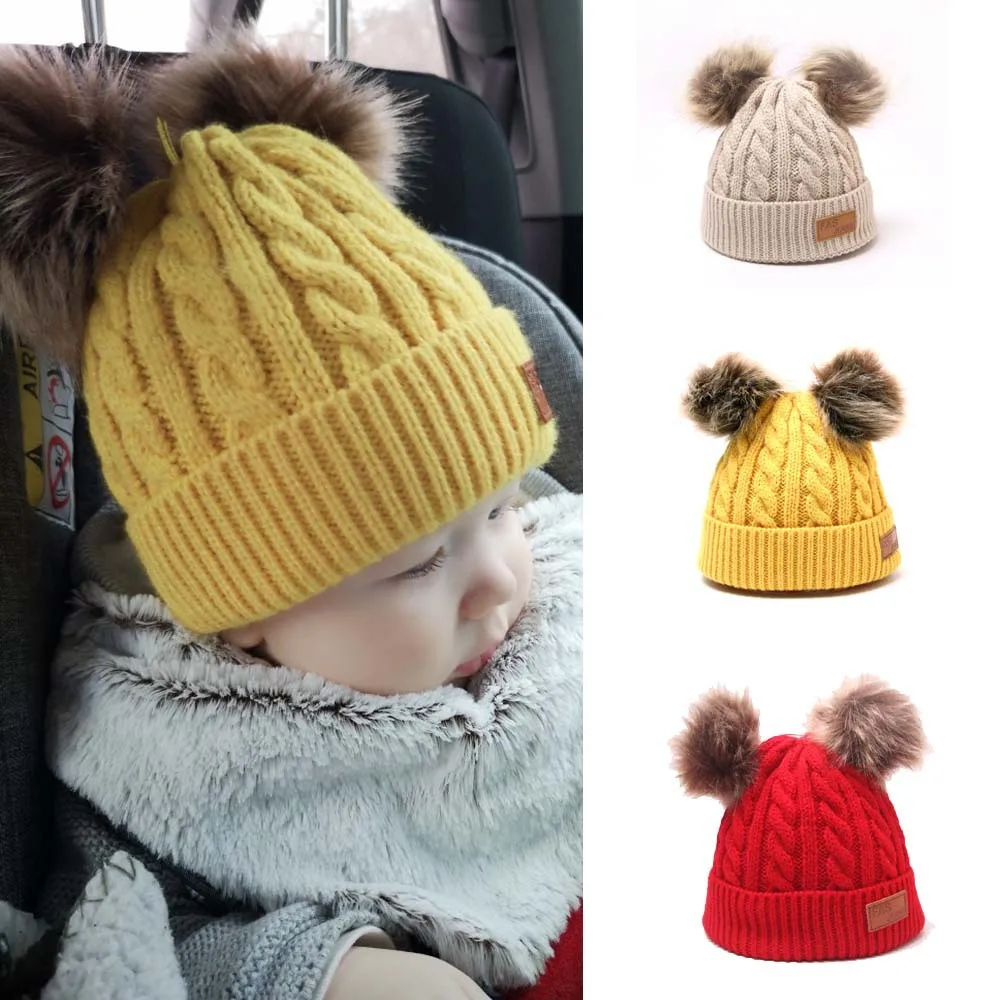2021 Brand New Newborn Baby Kids Girls Boys Winter Warm Knit Hat Furry Balls Pompom Solid Warm Cute Lovely Beanie Cap Gifts
2021 Brand New Newborn Baby Kids Girls Boys Winter Warm Knit Hat Furry Balls Pompom Solid Warm Cute Lovely Beanie Cap Gifts