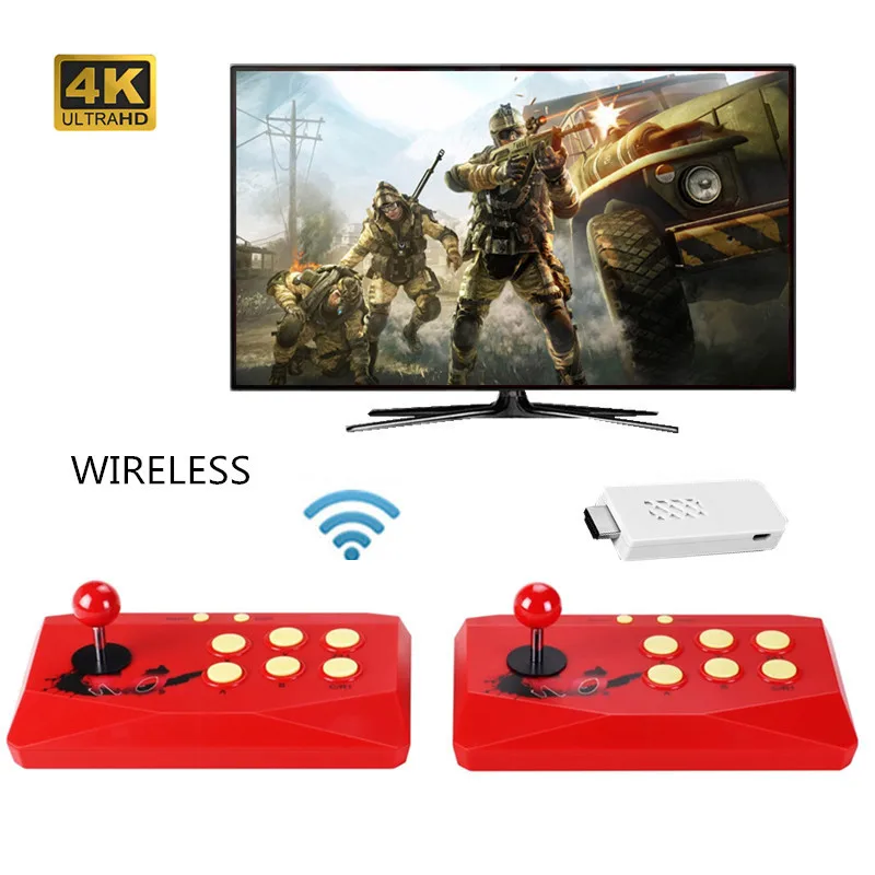 Portable Arcade Game Console Built-in 2000+ Arcade Games Video Game console For TV/ PC with 2pcs Wireless Game Joysticks console
Portable Arcade Game Console Built-in 2000+ Arcade Games Video Game console For TV/ PC with 2pcs Wireless Game Joysticks console