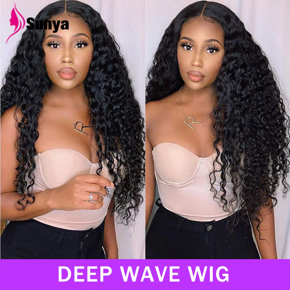 30 32 Inch 4x4 Lace Closure Wigs Deep Wave Brazilian Human Hair Remy Hair 180 Density Natural Hairline For Women
30 32 Inch 4x4 Lace Closure Wigs Deep Wave Brazilian Human Hair Remy Hair 180 Density Natural Hairline For Women