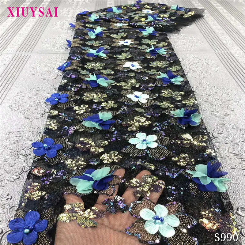 Latest african lace fabric 2020 high quaqlity wedding nigeria french lace fabric sequins lace 3d lace fabric P989
Latest african lace fabric 2020 high quaqlity wedding nigeria french lace fabric sequins lace 3d lace fabric P989