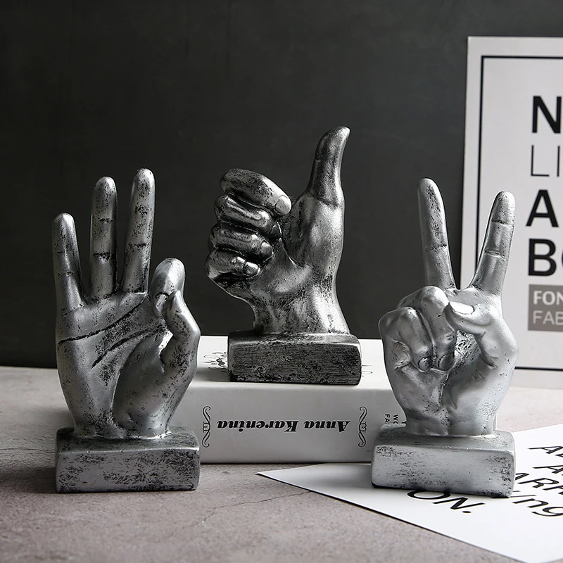 Nordic Creative Resin OK Gesture Finger Figurines American Retro Ornaments Home Figurines Decoration Coffee Shop Furnishings
Nordic Creative Resin OK Gesture Finger Figurines American Retro Ornaments Home Figurines Decoration Coffee Shop Furnishings