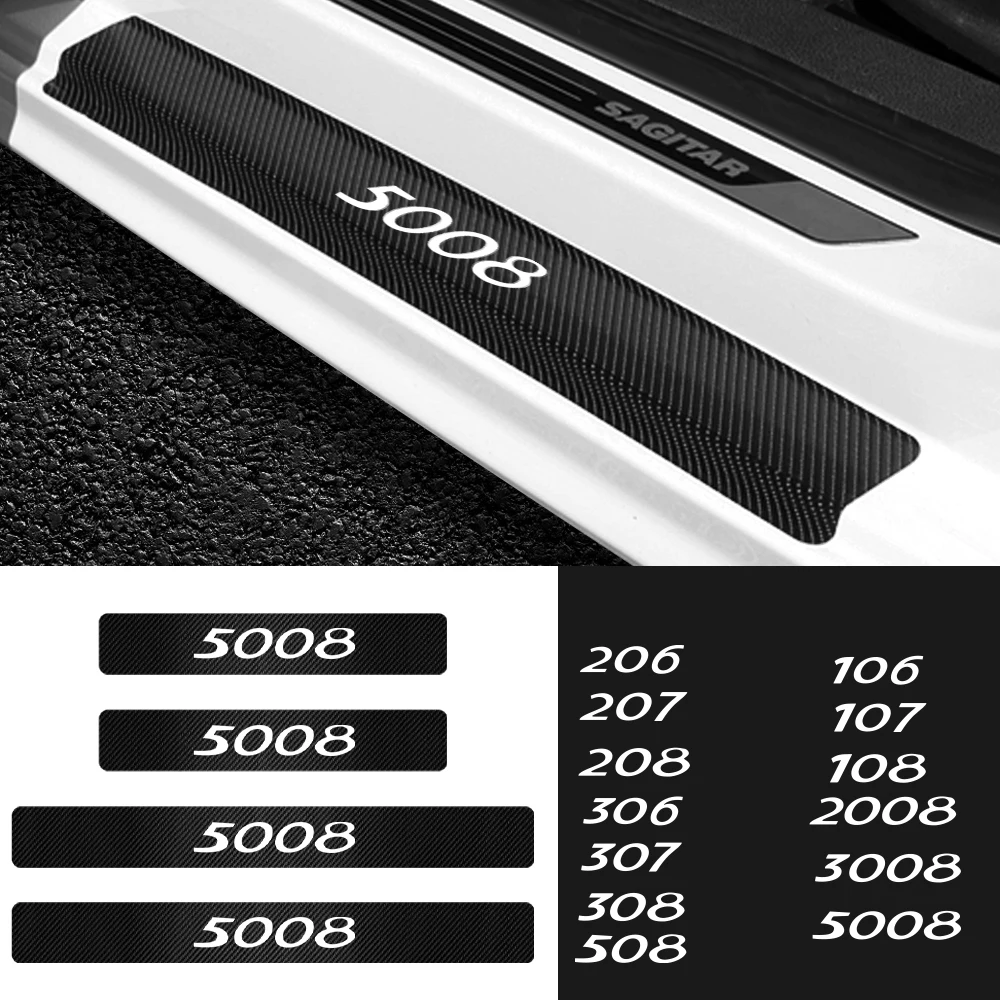 4pcs For Peugeot 206 207 307 3008 auto door Anti-Scratch Protection Kicked Strip Sticker Car Carbon Fiber Threshold sticker
4pcs For Peugeot 206 207 307 3008 auto door Anti-Scratch Protection Kicked Strip Sticker Car Carbon Fiber Threshold sticker