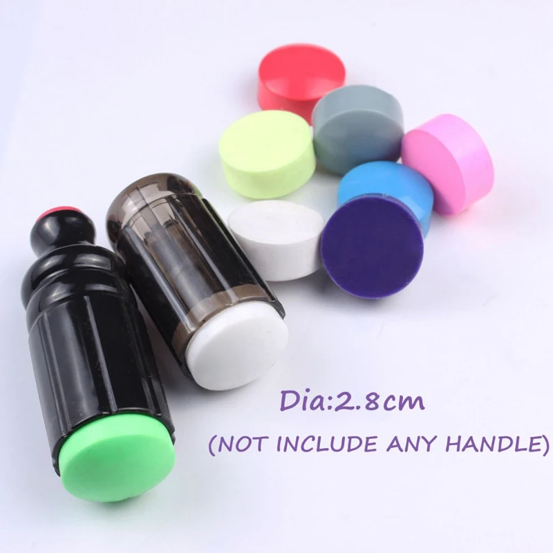 Finger Angel 28mm Round Nail Stamper Head Nail Art Candy Color Stamper Head Polish Print Stencil Manicure Silicone Head
Finger Angel 28mm Round Nail Stamper Head Nail Art Candy Color Stamper Head Polish Print Stencil Manicure Silicone Head