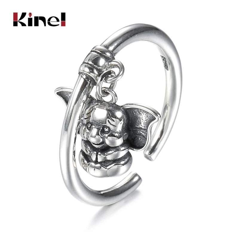 Kinel Silver 925 Brand Fine Jewelry 100% Real Sterling Rings For Women Personality Animal Ring Punk Trend Party Gift
Kinel Silver 925 Brand Fine Jewelry 100% Real Sterling Rings For Women Personality Animal Ring Punk Trend Party Gift
