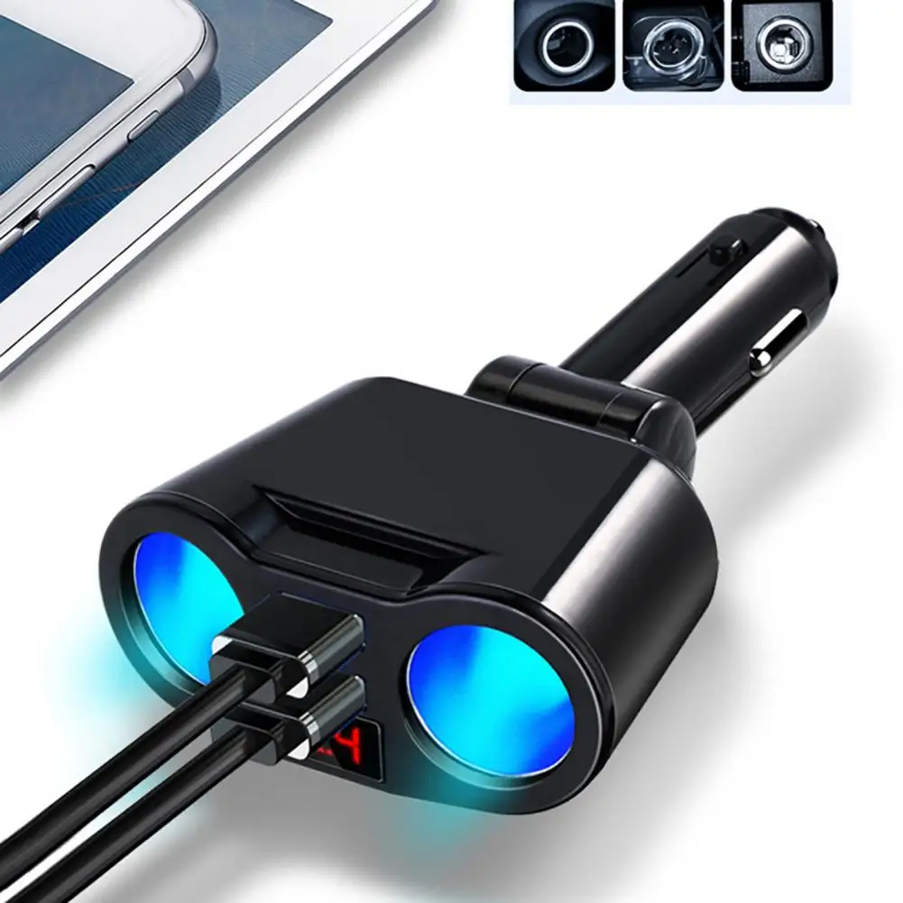 Car Charger Safe Multiple Protection ABS Rotary Digital Display USB Car Charger for Cigarettes Lighter Socket Auto Parts
Car Charger Safe Multiple Protection ABS Rotary Digital Display USB Car Charger for Cigarettes Lighter Socket Auto Parts
