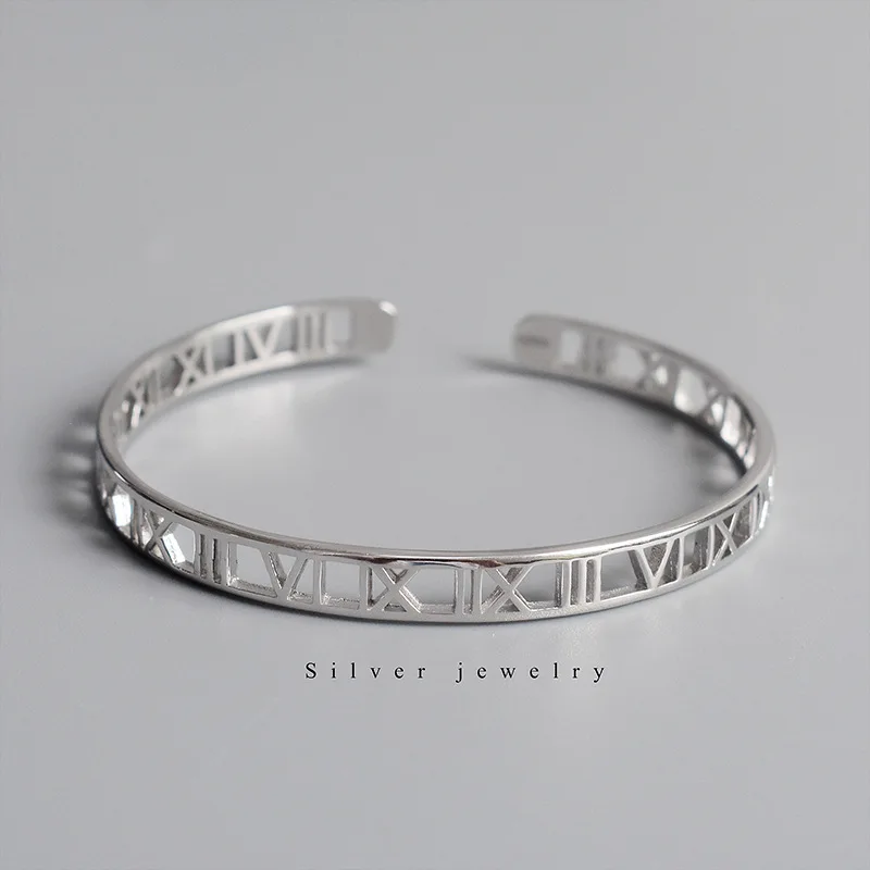 Buyee 100% простого классического браслета из стерлингового серебра 925 пробы, Женский Блестящий Открытый Браслет-манжета в римском стиле, женск... 
Buyee 100% простого классического браслета из стерлингового серебра 925 пробы, Женский Блестящий Открытый Браслет-манжета в римском стиле, женск...