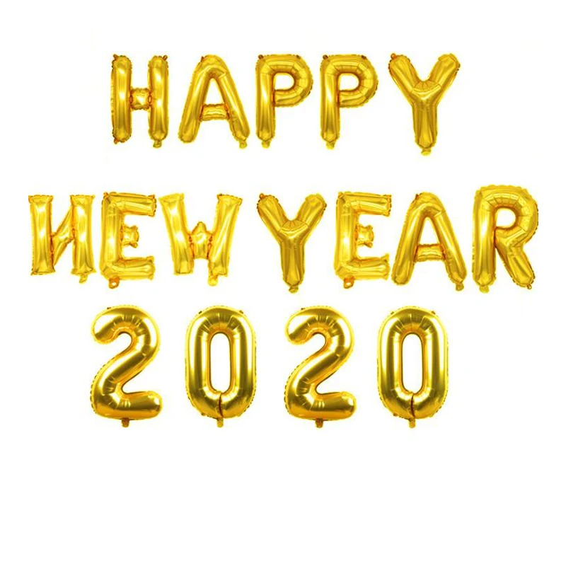 16pcs Happy New year Letter Balloons 16inch Foil Ballons Party Decorations Rose Gold Silver Globos Gifts Supplies
16pcs Happy New year Letter Balloons 16inch Foil Ballons Party Decorations Rose Gold Silver Globos Gifts Supplies