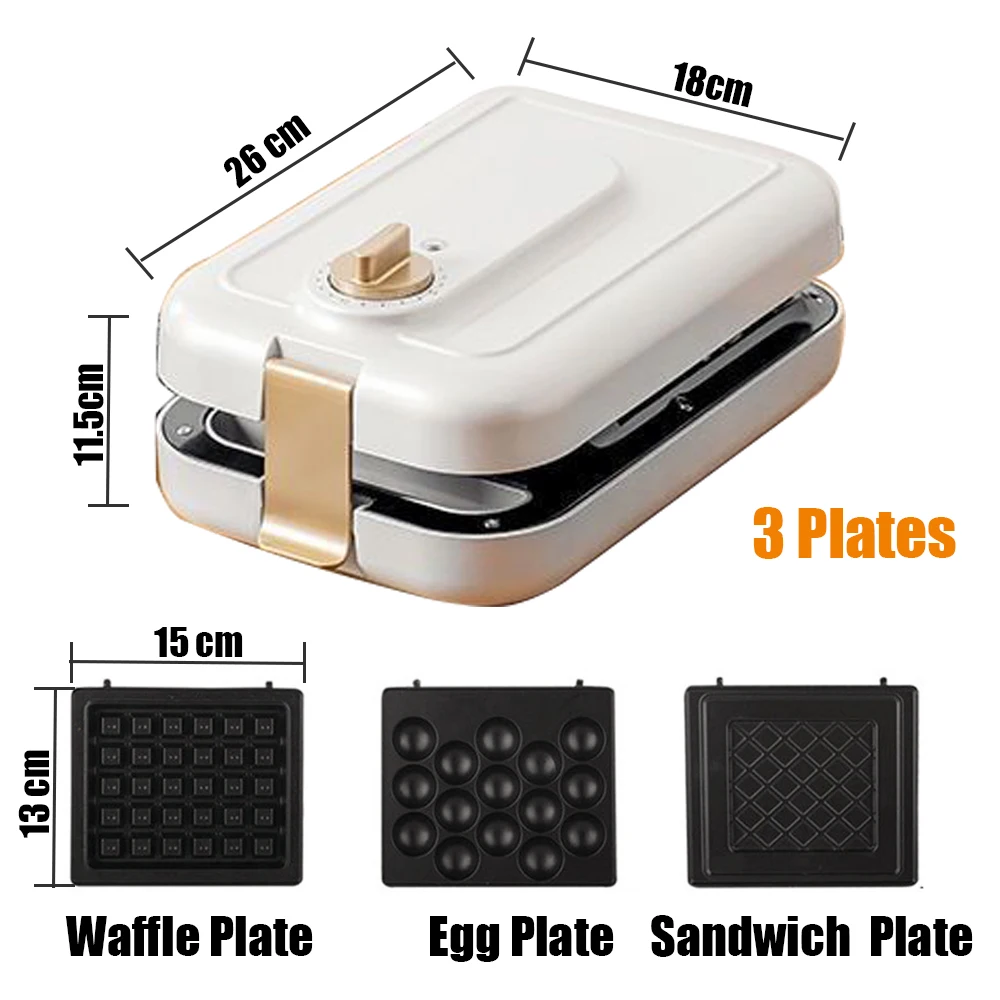 Electric Sandwich Maker Breakfast Donut Machine Waffle Maker Machine Bubble Egg Cake Oven Sandwich Machine Timing Function
Electric Sandwich Maker Breakfast Donut Machine Waffle Maker Machine Bubble Egg Cake Oven Sandwich Machine Timing Function