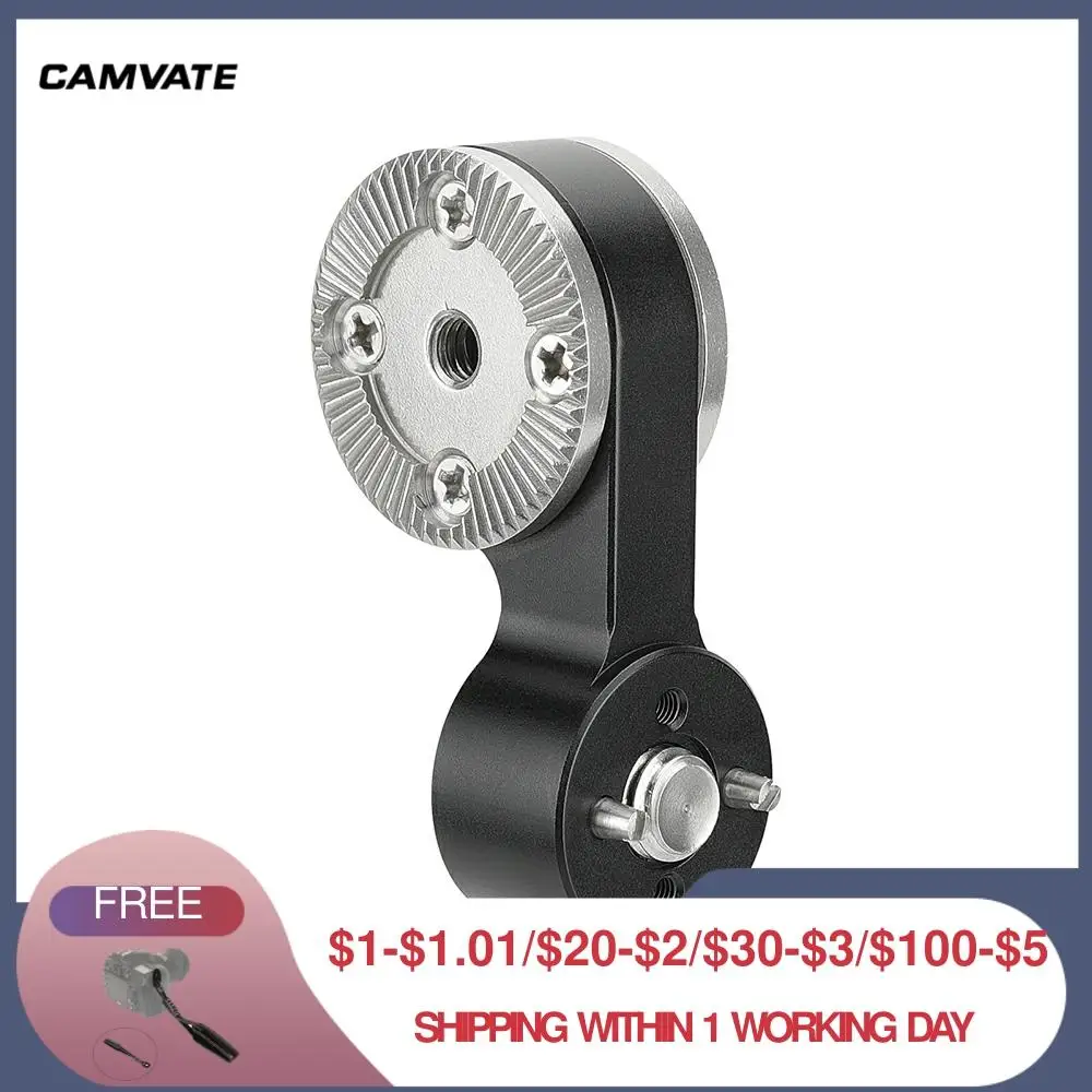 CAMVATE Standard Dual-sided M6 ARRI Rosette Mounts With 3/8"-16 Mounting Screw & ARRI Locating Pin For ARRI Rosette Accessories
CAMVATE Standard Dual-sided M6 ARRI Rosette Mounts With 3/8"-16 Mounting Screw & ARRI Locating Pin For ARRI Rosette Accessories
